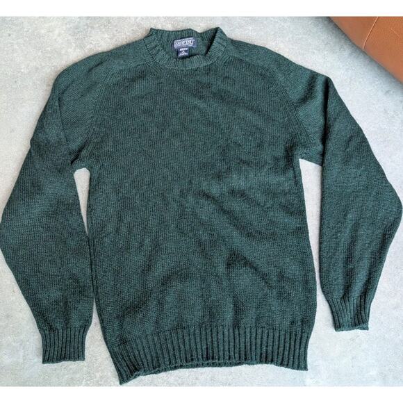 Vintage Lands’ End Shetland Wool Sweater Made in UK Women’s Small 100% Wool - Picture 1 of 9